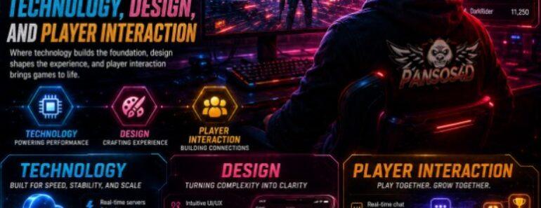 How Online Gaming Combines Technology Design and Player Interaction